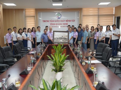 Đoàn công tác CDC Điện Biên đến tham quan, học tập, trao đổi kinh nghiệm tại CDC Quảng Ninh